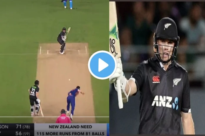 IND vs NZ: Tom Latham ने मचाई तबाही.. ठोका तूफानी शतक…शार्दूल के ओवर में जड़ दिए 25 रन, तुरंत देखें VIDEO