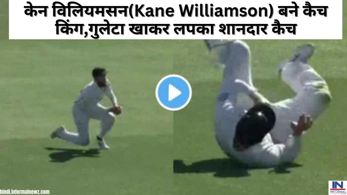NZ vs SL test match: केन विलियमसन(Kane Williamson) बने कैच किंग,गुलेटा खाकर लपका शानदार कैच, बल्लेबाज देखकर रह गया दंग, देखें वायरल वीडियो