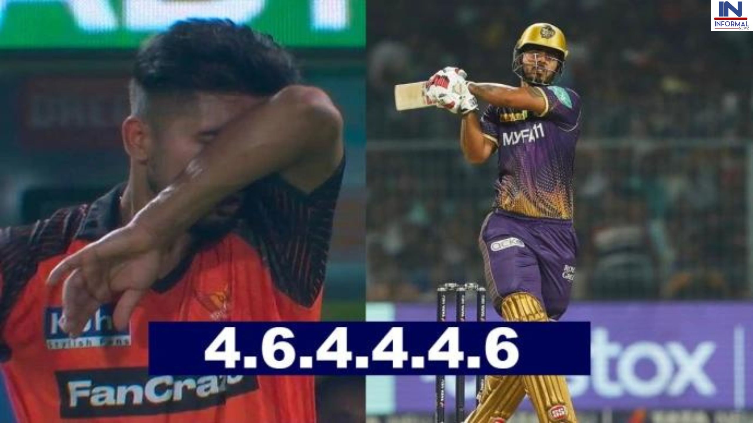 IPL 2023, KKR vs SRH, Friday: बुलेट की रफ़्तार से गेंद फेंकने वाले उमरान मलिक के खिलाफ नितीश राणा (Nitish Rana) ने गेंदबाज की उड़ाई धज्जियाँ