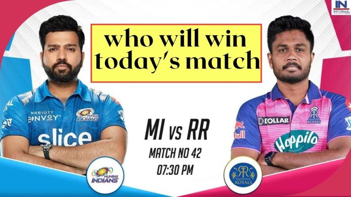 MI vs RR, match TODAY: 