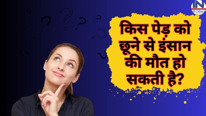 Educational Quiz in hindi : क्या आप जानते हैं? किस पेड़ को छूने से इंसान की मौत हो सकती है?