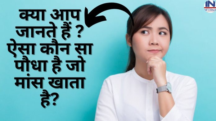 GK Quiz in hindi : क्या आप जानते हैं ? ऐसा कौन सा पौधा है जो मांस खाता है?