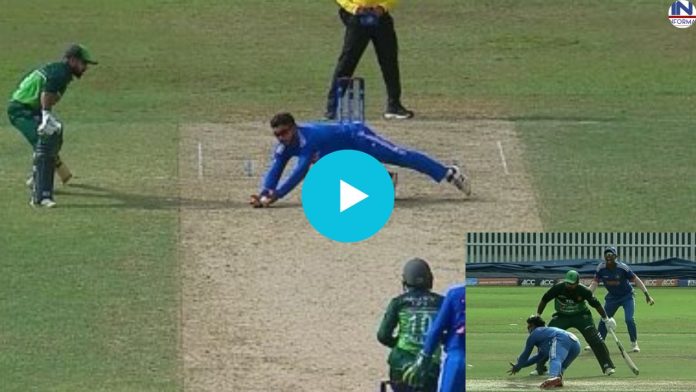 Riyan Parag caught amazing catch, batsman was shocked to see the catch, watch video