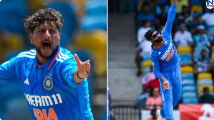 Kuldeep Yadav heavy on Jadeja! Made a world record by taking 4 wickets in just 2.3 overs