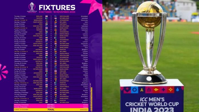 ODI World Cup 2023 Schedule: World Cup schedule released, know everything from World Cup schedule to Live Streaming details.
