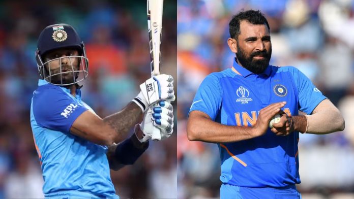 Suryakumar and Mohammed Shami's cards will be wiped out from the entire World Cup.