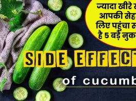 Cucumber Side Effects: खाने से पहले सावधान! ज्यादा खीरे खाना आपकी सेहत के लिए पहुंचा सकता है 5 बड़े नुकसान, तुरंत जान लें