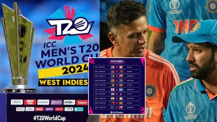 T20 World Cup 2024 Full Schedule released : टी20 विश्व कप 2024 का पूरा शेड्यूल हुआ जारी, यहाँ देखें पूरा शेड्यूल