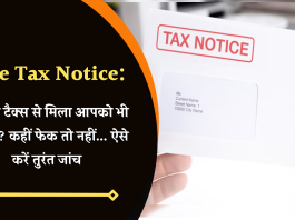 Fake Tax Notice: इनकम टैक्‍स से मिला आपको भी नोटिस? कहीं फेक तो नहीं... ऐसे करें तुरंत जांच
