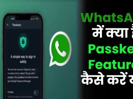 WhatsApp पर आ गया Passkey Feature, कोई नहीं कर पायेगा मिस यूज़, जानिए कैसे करें इस्तेमाल