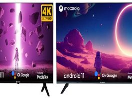 Motorola launch new Smart TVs : Motorola ने लॉन्च किए 50, 55 और 65 इंच स्क्रीन वाले नए Smart TV, फीचर्स और कीमत देख खरीदने के लिए टूटे ग्राहक