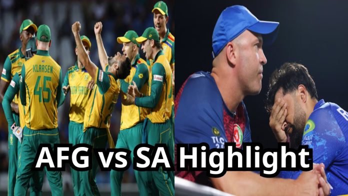 AFG vs SA Highlight