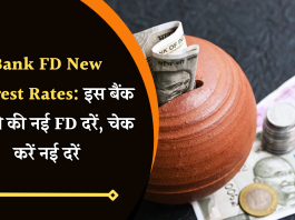 Bank FD New Interest Rates: इस बैंक ने किया FD रेट्स में बदलाव, दे रहा है 8% का ब्याज, जानिए डिटेल्स