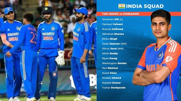 India vs Zimbabwe Squad released