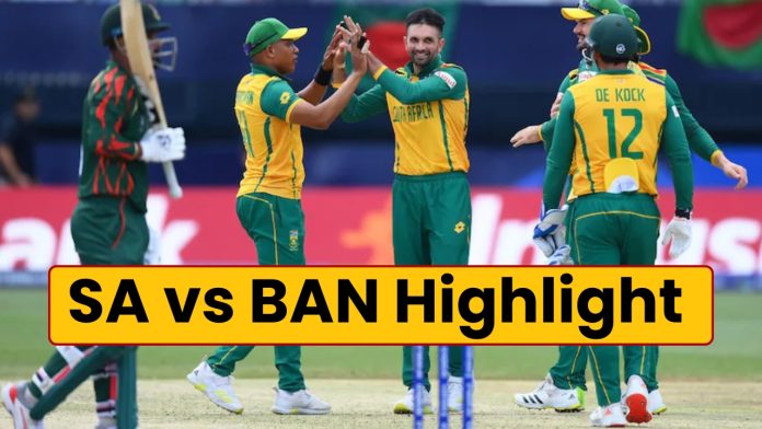 SA vs BAN Highlight