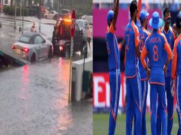 IND vs CAN Flood