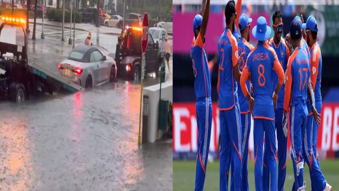 IND vs CAN Flood