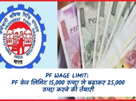 PF Wage Limit: PF वेज लिमिट 15,000 रुपए से बढ़ाकर 25,000 रुपए करने की तैयारी, जानें लेटेस्ट अपडेट