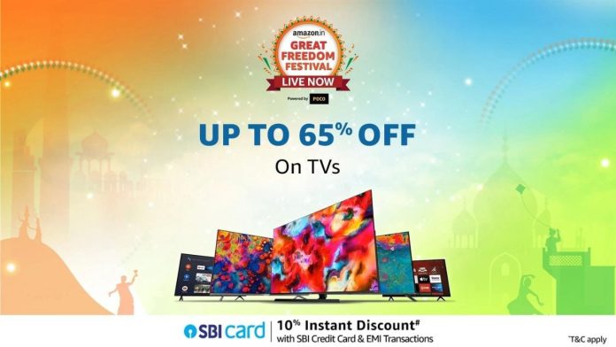 Amazon Freedom Festival Sale Discount on 4K TV