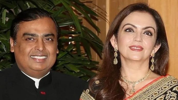 Mukesh Ambani and Nita Ambani