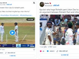 Argument between Rishabh Pant and Liton Das; Rishabh said, 'Throw it away brother, why are you hitting me', watch video