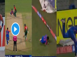 Hardik Pandya took an impossible catch while turning around