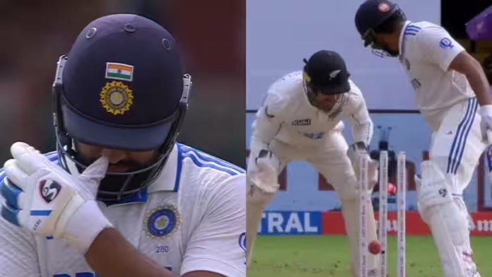 Rohit Sharma out video