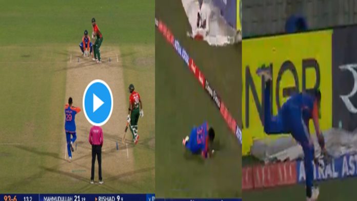 Hardik Pandya amazing catch video: हार्दिक पंड्या बने स्पाइडर मैन पहले हवा में फिर गुलेटा खाते हुए कंट्रोल किया कैच, देखें वीडियो