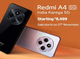 Redmi A4 5G First Sale: Redmi का ये धांसू 5G स्मार्टफोन सिर्फ ₹8,499 रुपये मिल रहा है, जानें फीचर्स और अन्य खास बातें