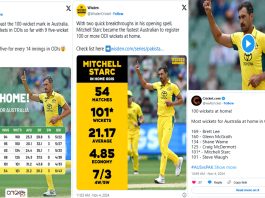 Mitchell Starc made a great record in ODI cricket