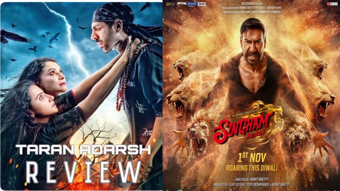 Singham Again Vs Bhool Bhulaiyaa 3