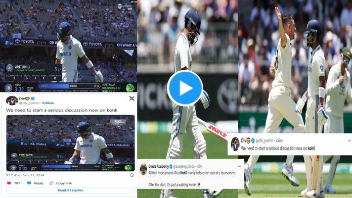 AUS vs IND, Virat Kohli out viral video