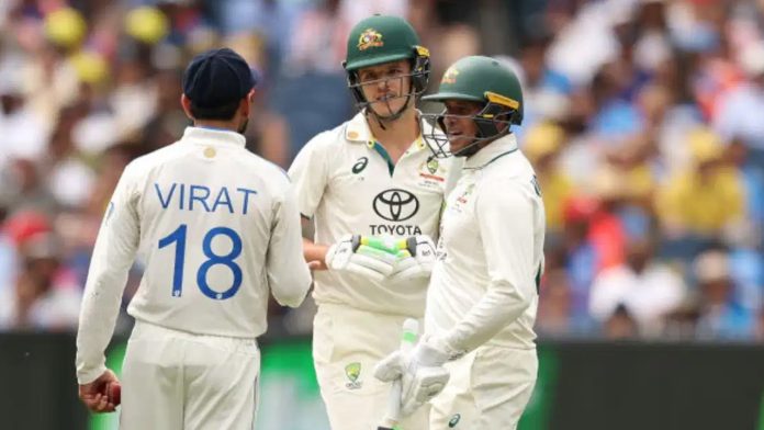 Sam Constas has said that Virat Kohli accidentally collided with him