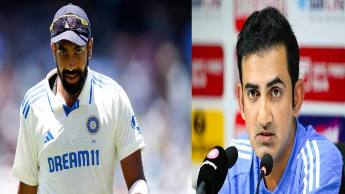 jaspreet bumrah vs gautam gambheer