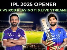 KKR vs RCB Live