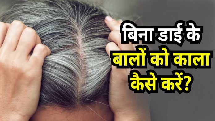 How To Make Hair Black Without Dye | 