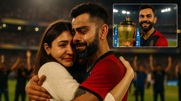 RCB की जीत पर चहकीं मिसेज कोहली, वायरल हुआ रिएक्शन, देखें वीडियो