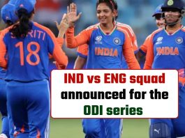 IND vs ENG squad announced for the ODI series