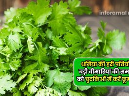 Benefits of coriander leaves