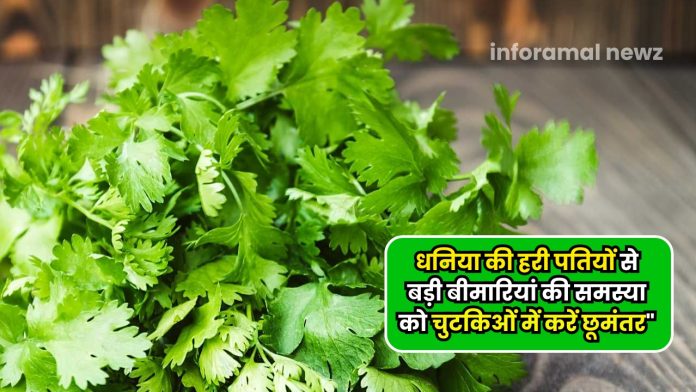 Benefits of coriander leaves